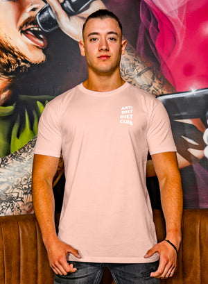 
                  
                    Load image into Gallery viewer, ADDC Men&amp;#39;s Logo T-Shirt - Pale Pink
                  
                